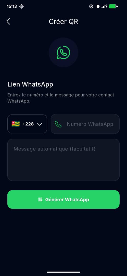 Créer un QR Code